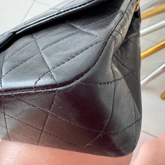 Chanel vintage black classic flap GHW - Picture 5 of 16